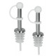 Tapon Botella Con Vertedor 1x2x7 Acero Pla Metaltex 2 Pz