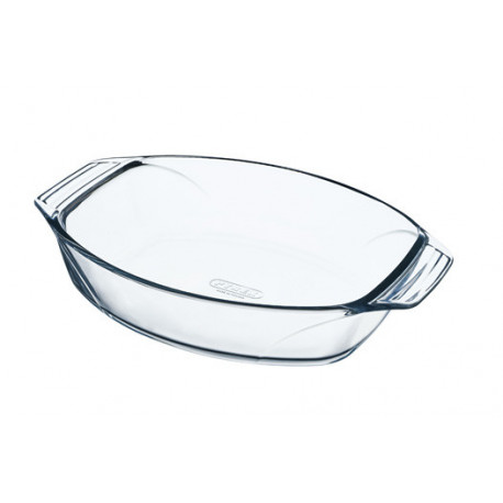 Fuente Horno Rect 35x23/30x20cm C/asa Borosilicato Classic P