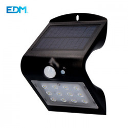 Aplique Ilumin 1,5w 220lm Solar Edm Pl Ne Recargable S/mov 3