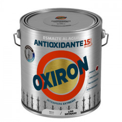 Esmalte Antioxi. Sat. 2,5 Lt Bl Ext. Liso Titan Oxiron Al Ag