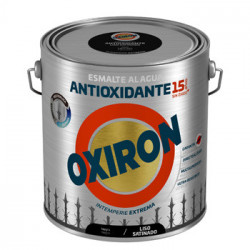 Esmalte Antioxi. Sat. 2,5 Lt Ne Ext. Liso Titan Oxiron Al Ag