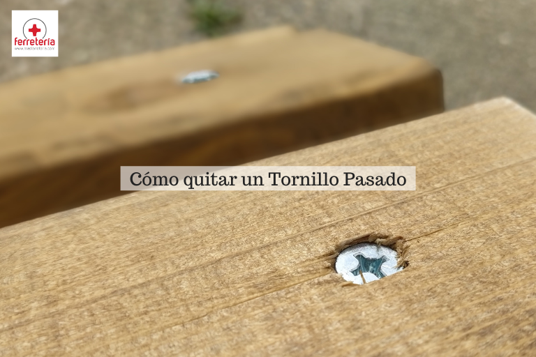 ¿Como quitar un tornillo pasado?