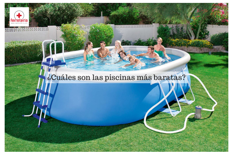 Piscinas baratas: ¿cuáles son las alternativas más económicas del mercado?