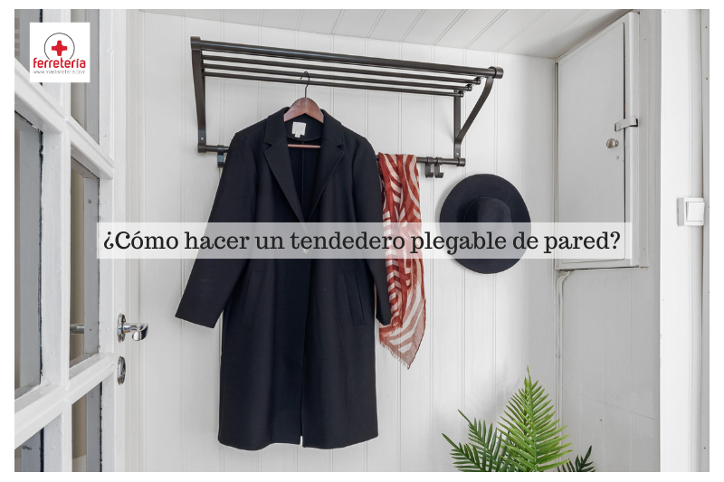 ¿Cómo hacer un tendedero plegable de pared?