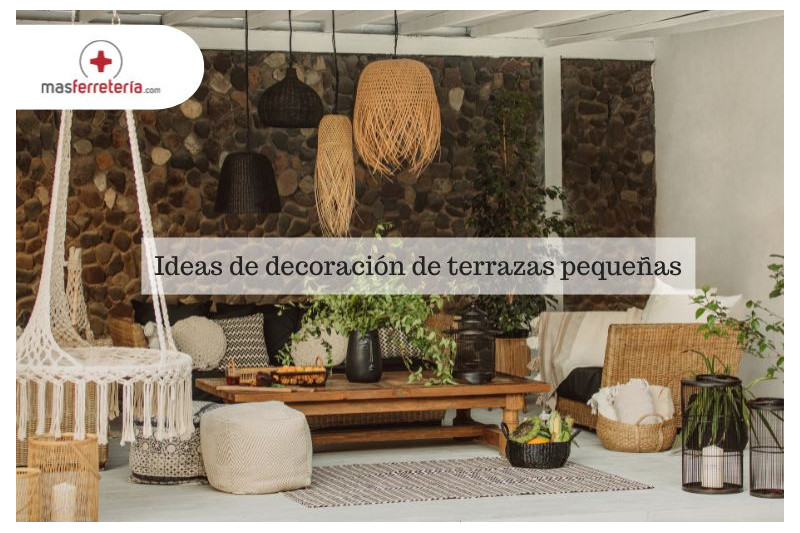 Ideas de decoración de terrazas pequeñas​