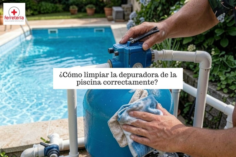 ¿Cómo limpiar la depuradora de la piscina correctamente?